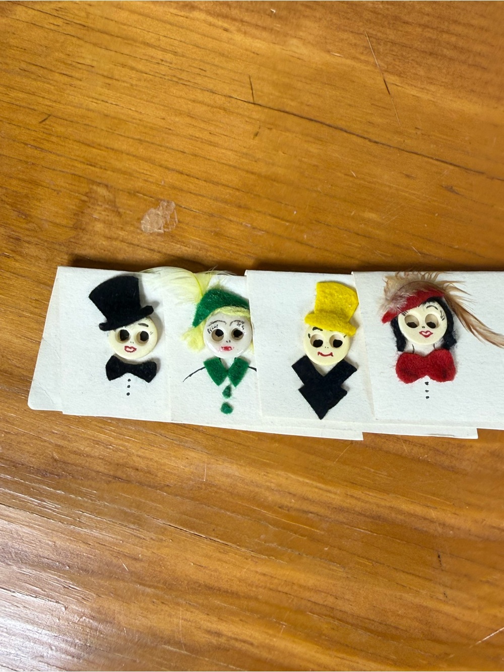 Bridge Tally Cards With Buttons
